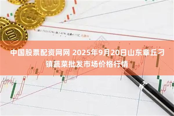 中国股票配资网网 2025年9月20日山东章丘刁镇蔬菜批发市场价格行情