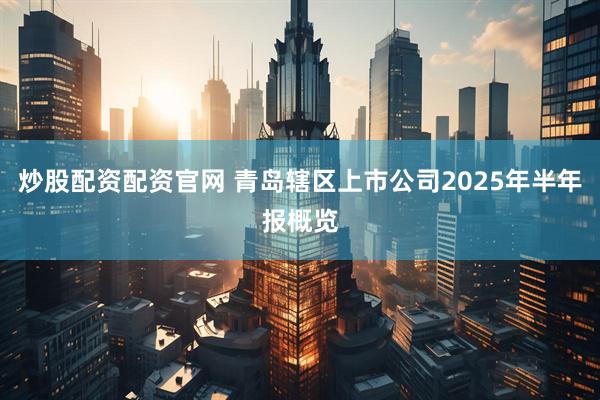炒股配资配资官网 青岛辖区上市公司2025年半年报概览