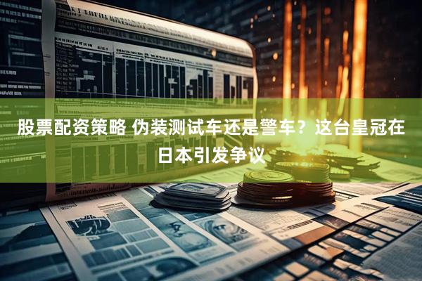 股票配资策略 伪装测试车还是警车？这台皇冠在日本引发争议
